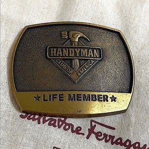 🖤1996💕VTG handyman brass belt buckles